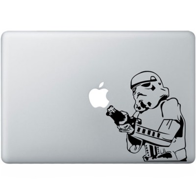 Stormtrooper MacBook Sticker Zwarte Stickers