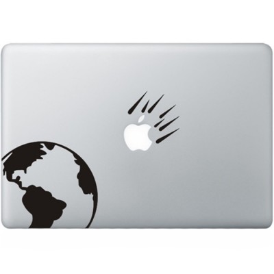 Asteroids MacBook Sticker