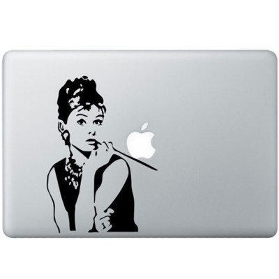 Audrey Hepburn MacBook Sticker