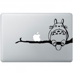 Totoro MacBook Sticker Zwarte Stickers