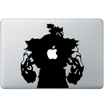 Streetfighter Akuma MacBook Sticker