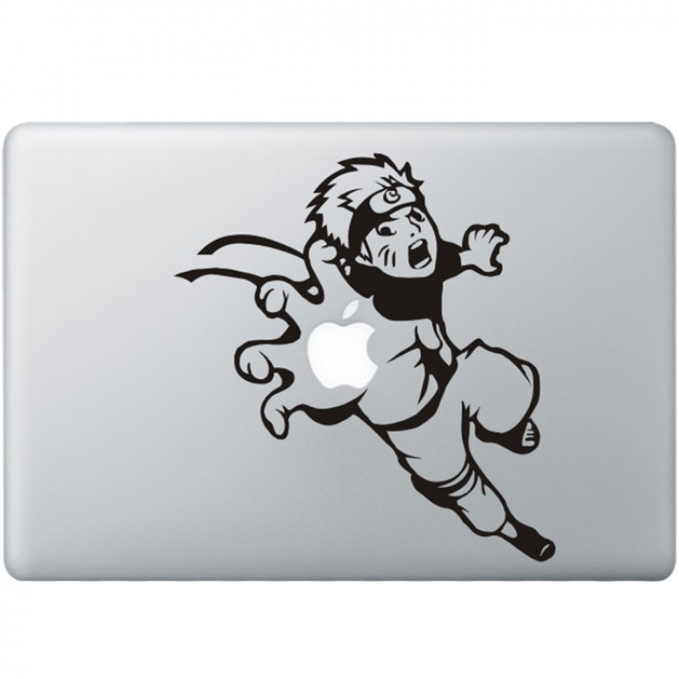 Naruto MacBook Sticker Zwarte Stickers