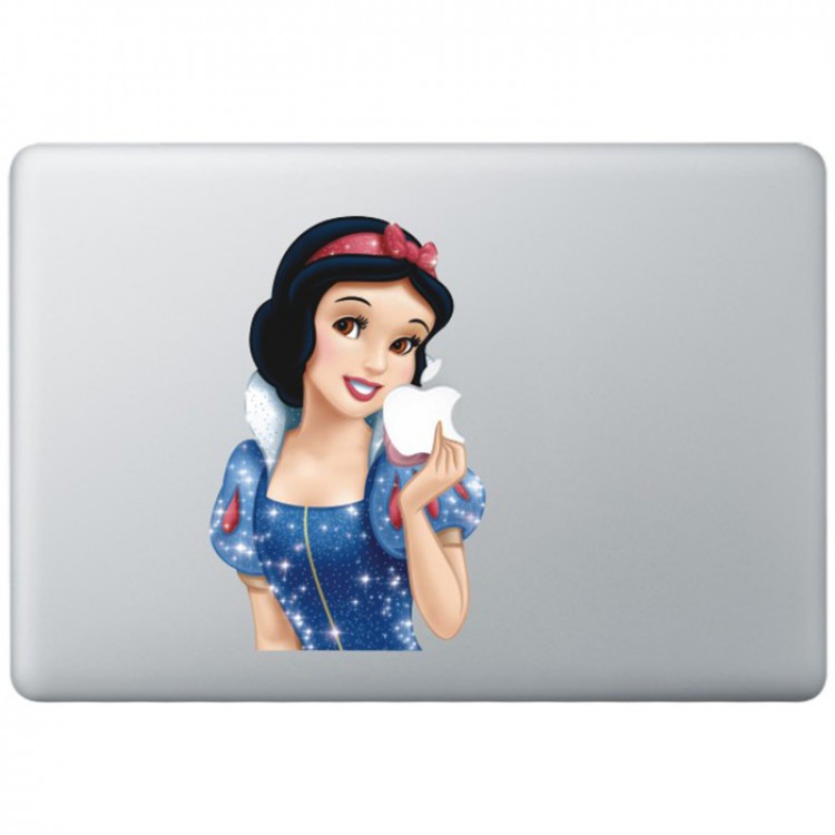 Sneeuwwitje Animatie (2) Kleur MacBook Sticker Gekleurde Stickers