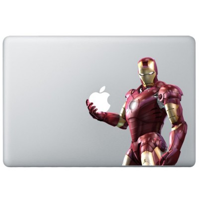 Iron Man (3) Kleur MacBook Sticker