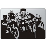 The Avengers (2) MacBook Sticker Zwarte Stickers