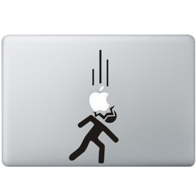 Vallende Appels MacBook Sticker