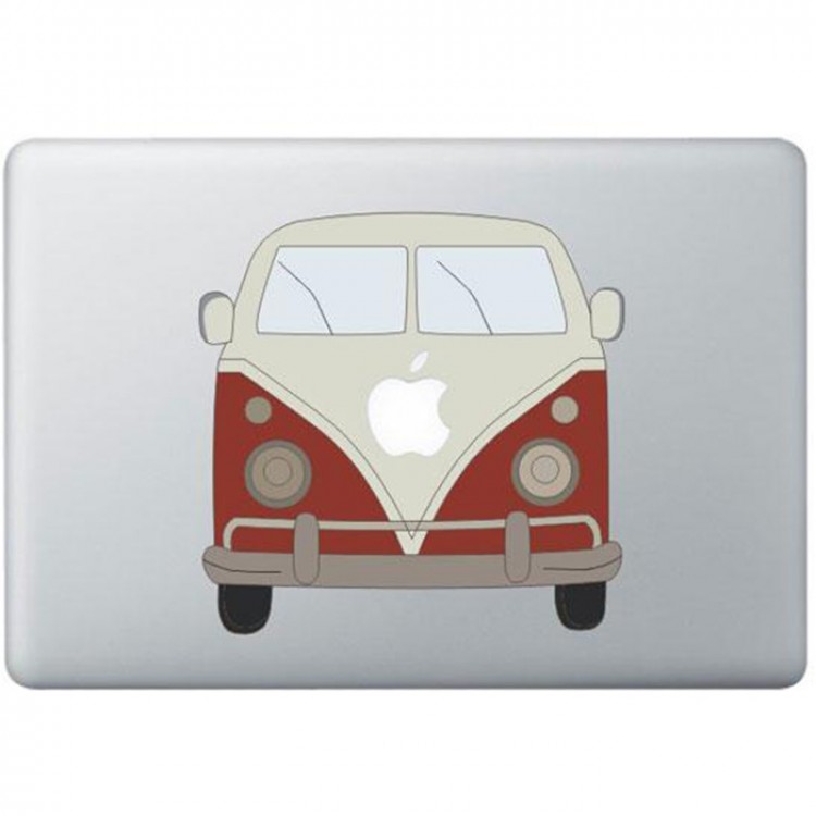 Volkswagen Busje Kleur MacBook Sticker Gekleurde Stickers