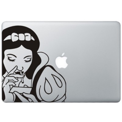 Snuivend Sneeuwwitje MacBook Sticker