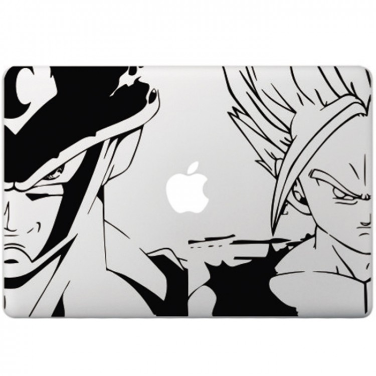 Dragon Ball Z MacBook Sticker Zwarte Stickers