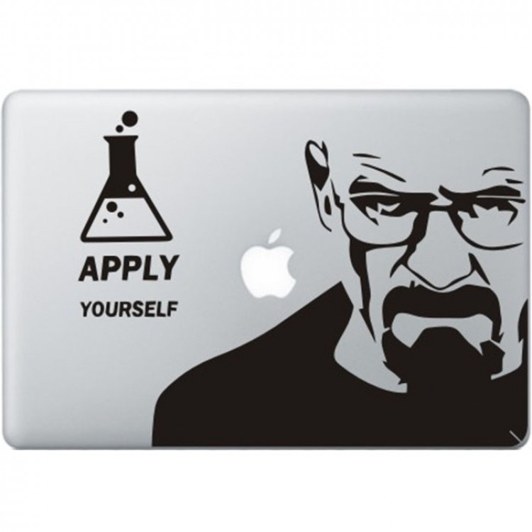 Breaking Bad MacBook Sticker Zwarte Stickers