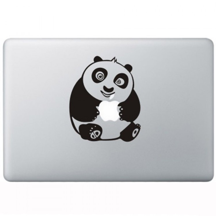 Kung Fu Panda MacBook Sticker Zwarte Stickers