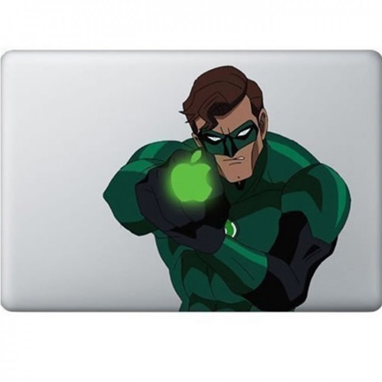 Green Lantern MacBook Sticker Gekleurde Stickers